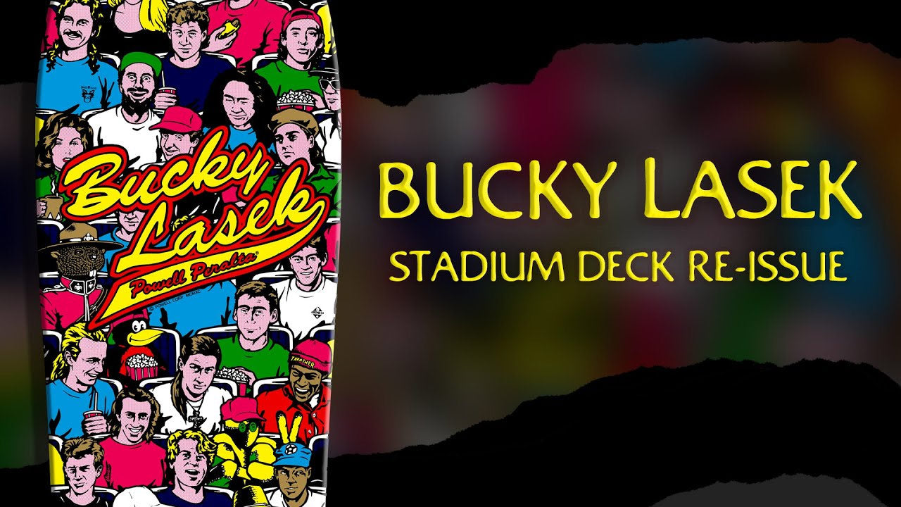 Powell Peralta Bucky Lasek Stadium Old School Re-Issue Skateboard Deck