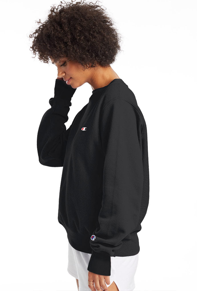 Champion Reverse Weave Womens Crew, C Logo