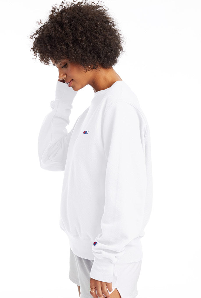 Champion Reverse Weave Womens Crew, C Logo