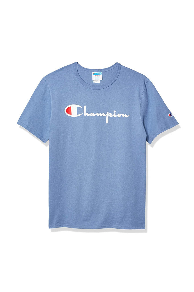 Champion heritage tee blue discount