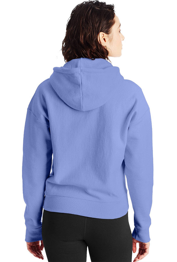 Champion Reverse Weave Women's Pullover Hoodie, C logo