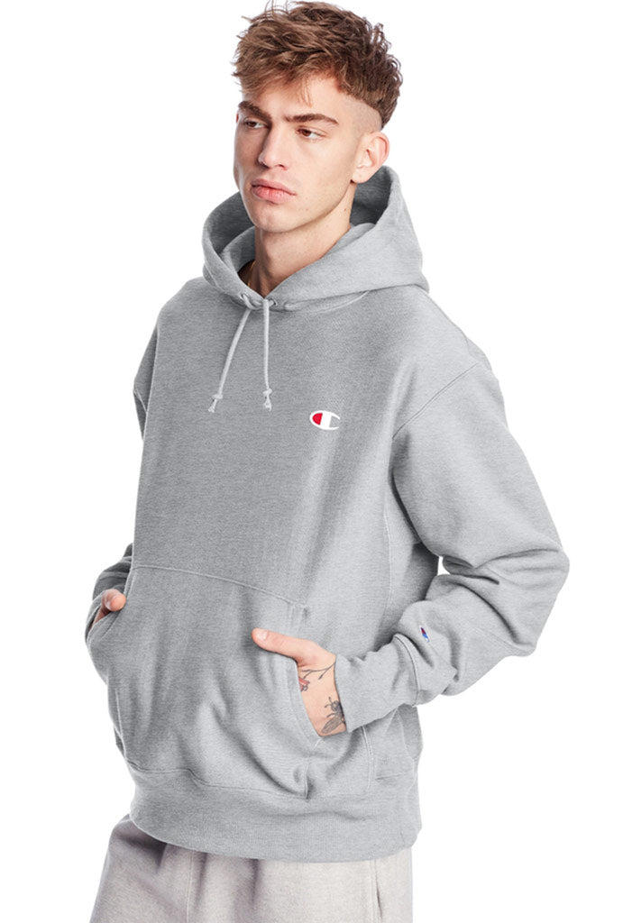 Champion Reverse Weave Pullover Hoodie, C Logo