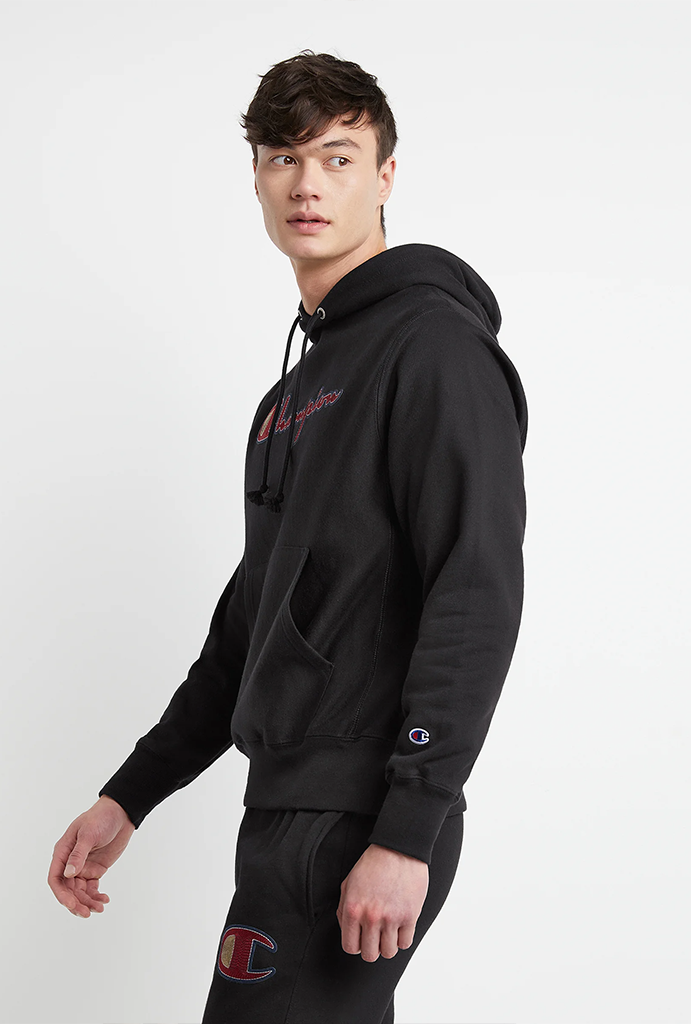 Champion triple script reverse 2025 weave hoodie