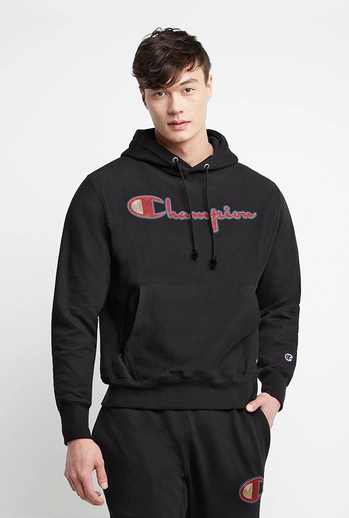 Champion heritage 2025 script hoodie