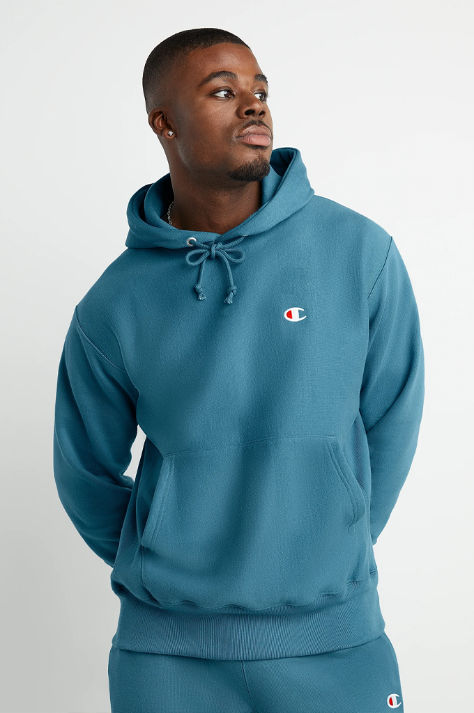 Champion Life Men s Reverse Weave Pullover Hoodie Aqua Tonic 2XL