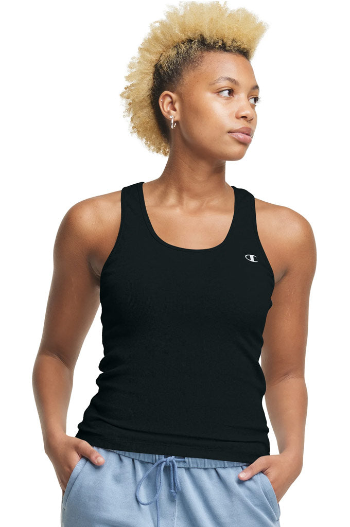 Champion Fitted, Athletic, Cute Ribbed Tank Top for Women