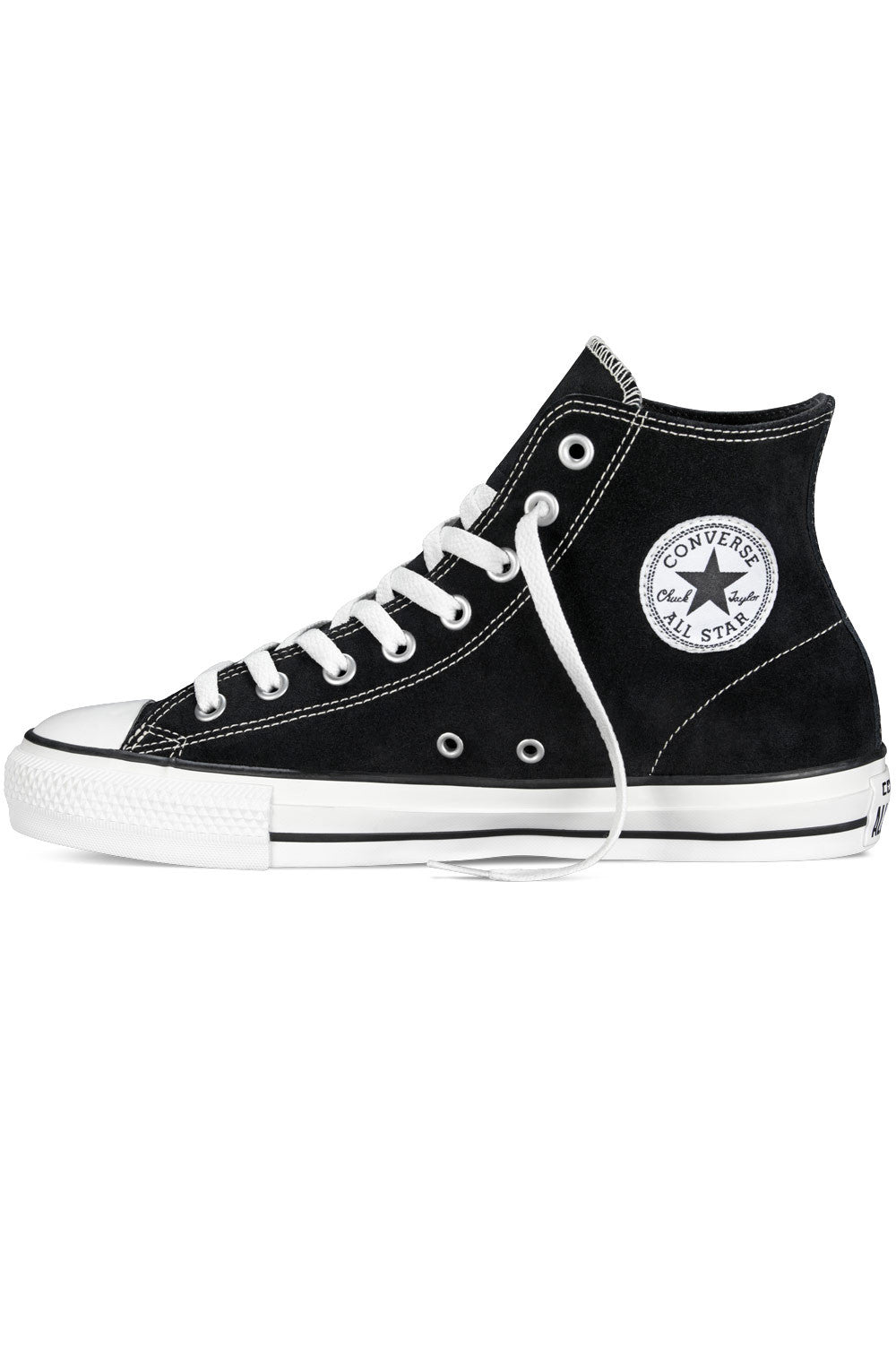 Black top flat converse
