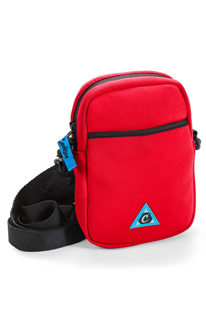 Cookies【SMELL PROOF】 ショルダーバッグ　迷彩柄赤青黒　正規品 Cookies Travel Pocket Neoprene Smell Proof Bag – Mainland Skate & Surf