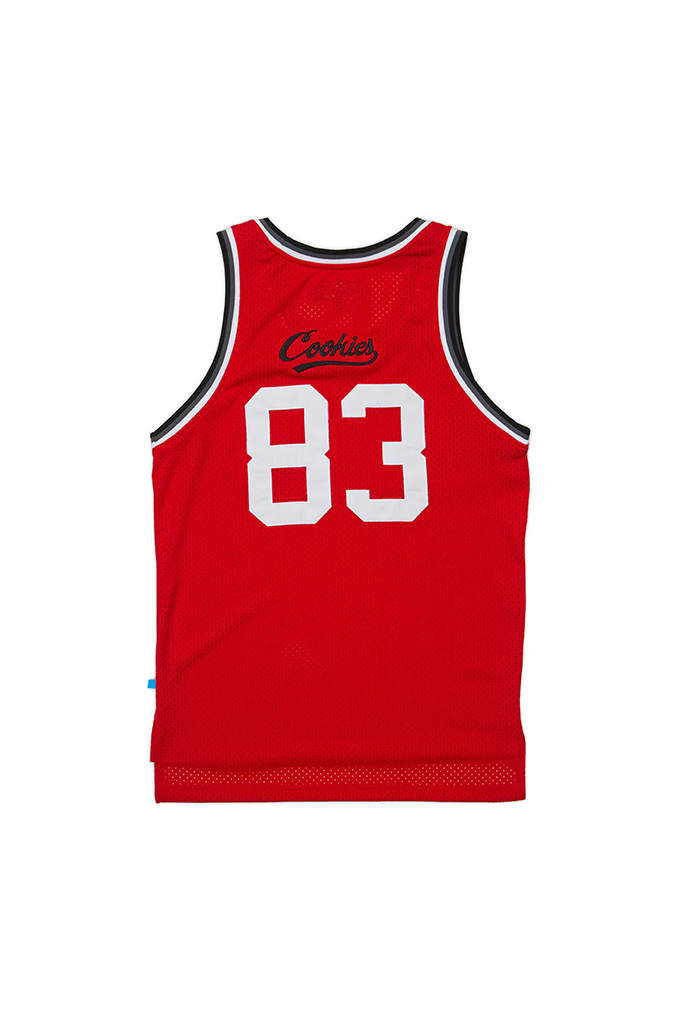 Cookies Puttin In Work Red Basketball Jersey