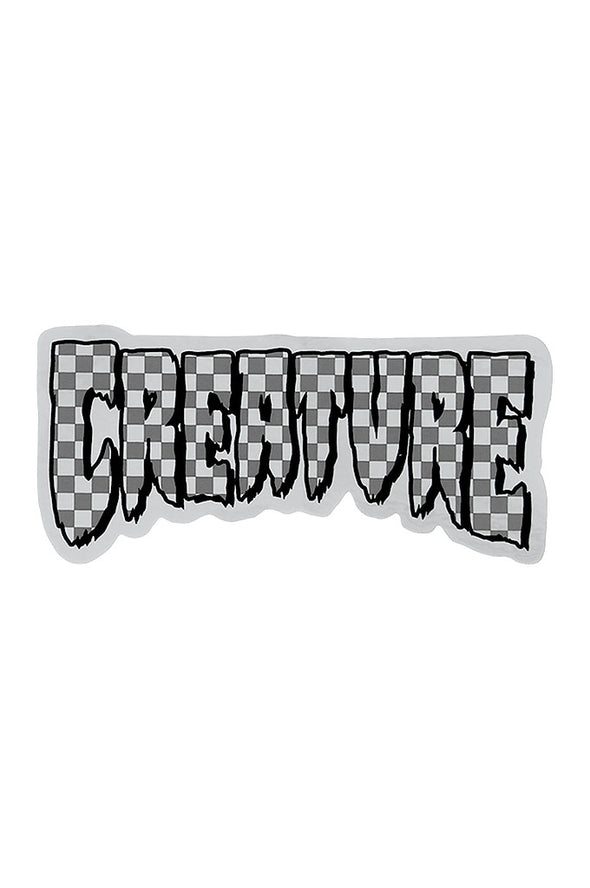 Creature Logo Check Foil Sticker 4.25"