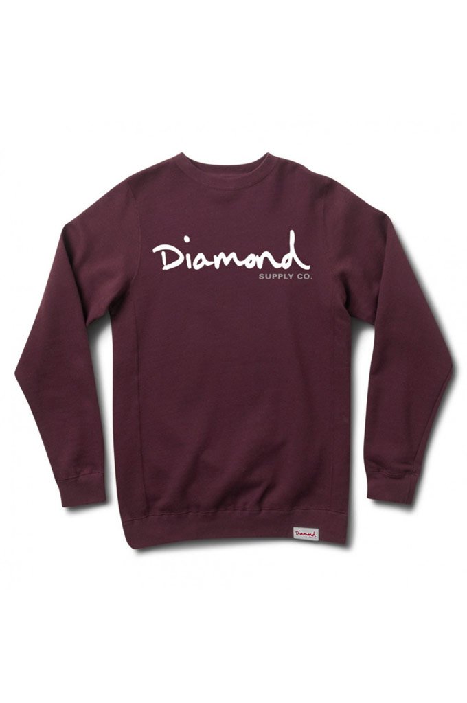 Diamond OG Script Crewneck - Mainland Skate & Surf