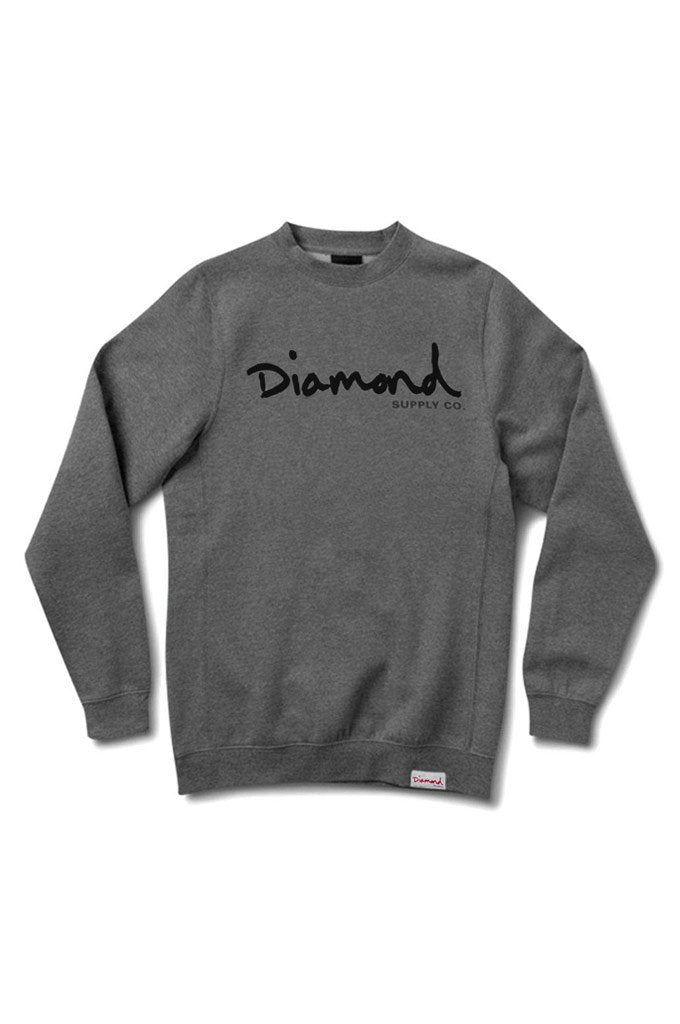 Diamond OG Script Crewneck - Mainland Skate & Surf