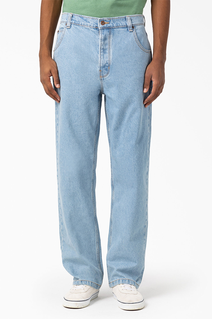 Advbridge Jeans Men Loose Fit Retro Blue Dark Blue Autumn and Winter Wide  Leg Pants Denim Trousers Men's Clothing Baggy Pants | Denim pant, Mens  outfits, Denim trousers