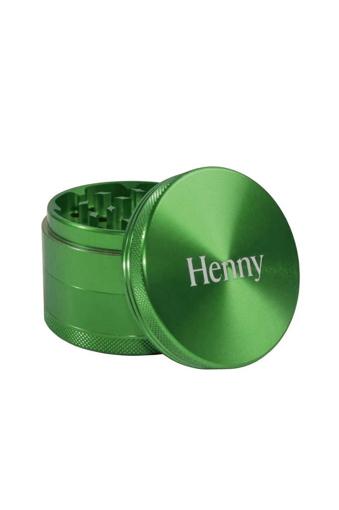 Henny Apparel 4 Piece Aluminum Grinder - Mainland Skate & Surf