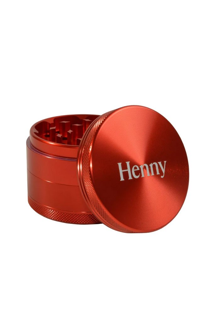 Henny Apparel 4 Piece Aluminum Grinder - Mainland Skate & Surf