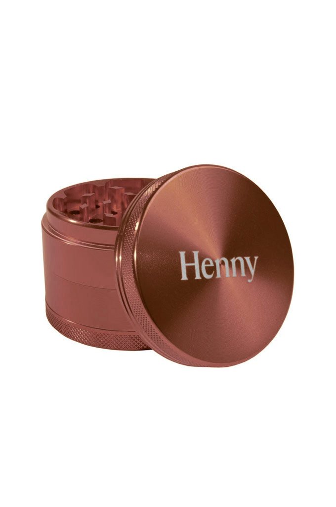 Henny Apparel 4 Piece Aluminum Grinder - Mainland Skate & Surf