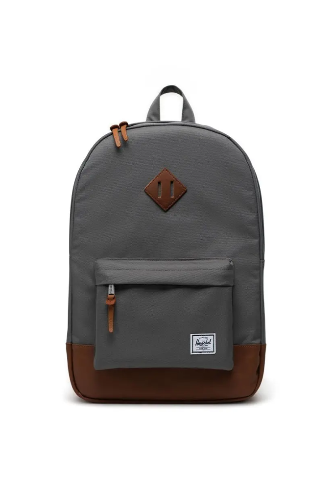 herschel backpack with real leather Herschel Supply Co. Heritage Backpack Gargoyle OS