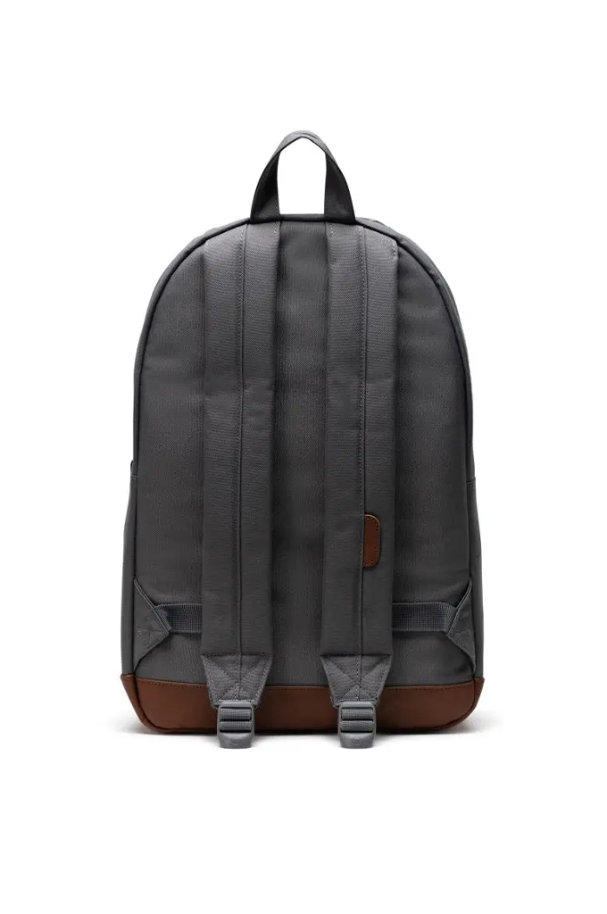  Herschel Pop Quiz Backpack, Black/Black Synthetic Leather,  Classic 22L