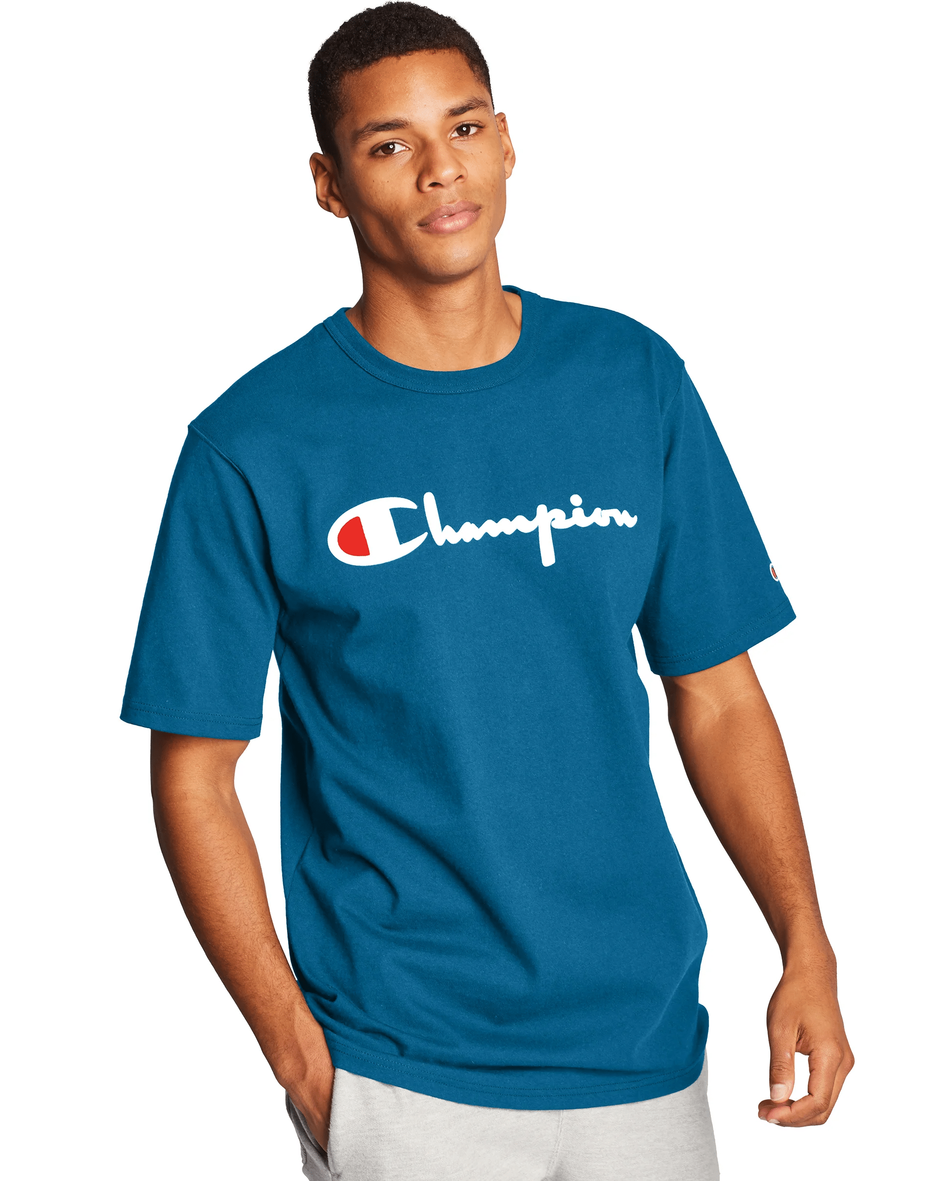 Champion heritage top tee blue
