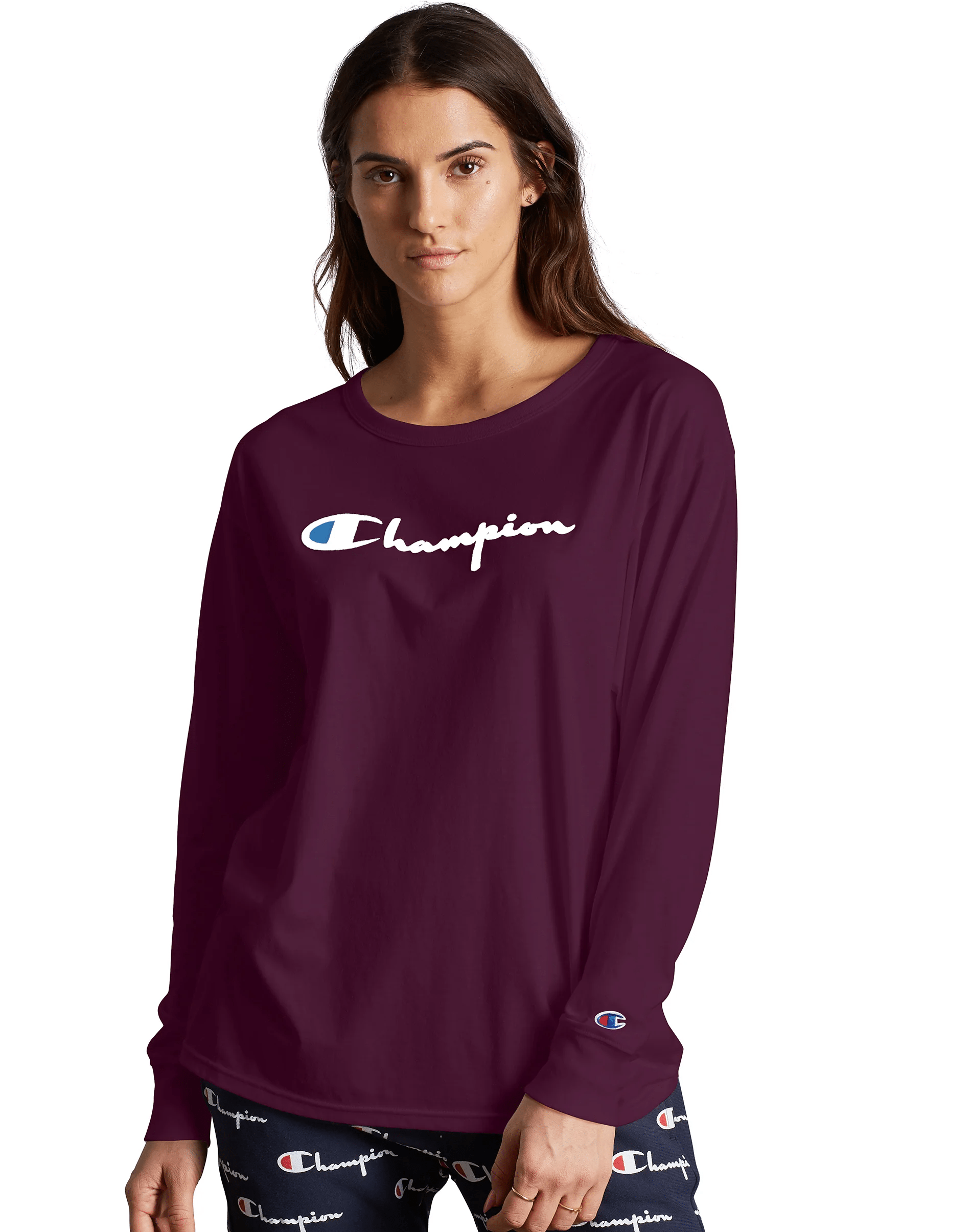 Champion long top sleeve womens