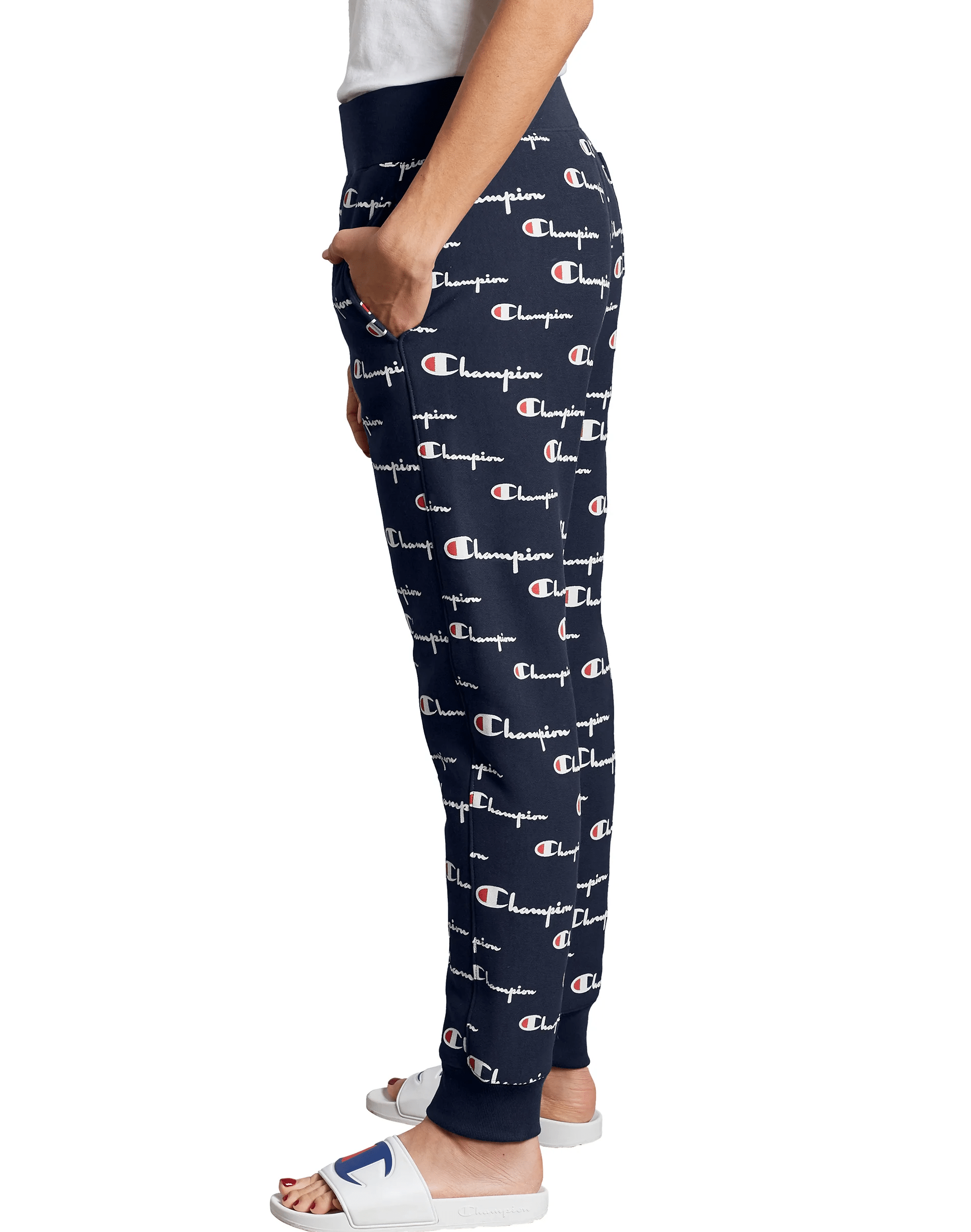 Women's champion reverse weave allover print jogger deals pants