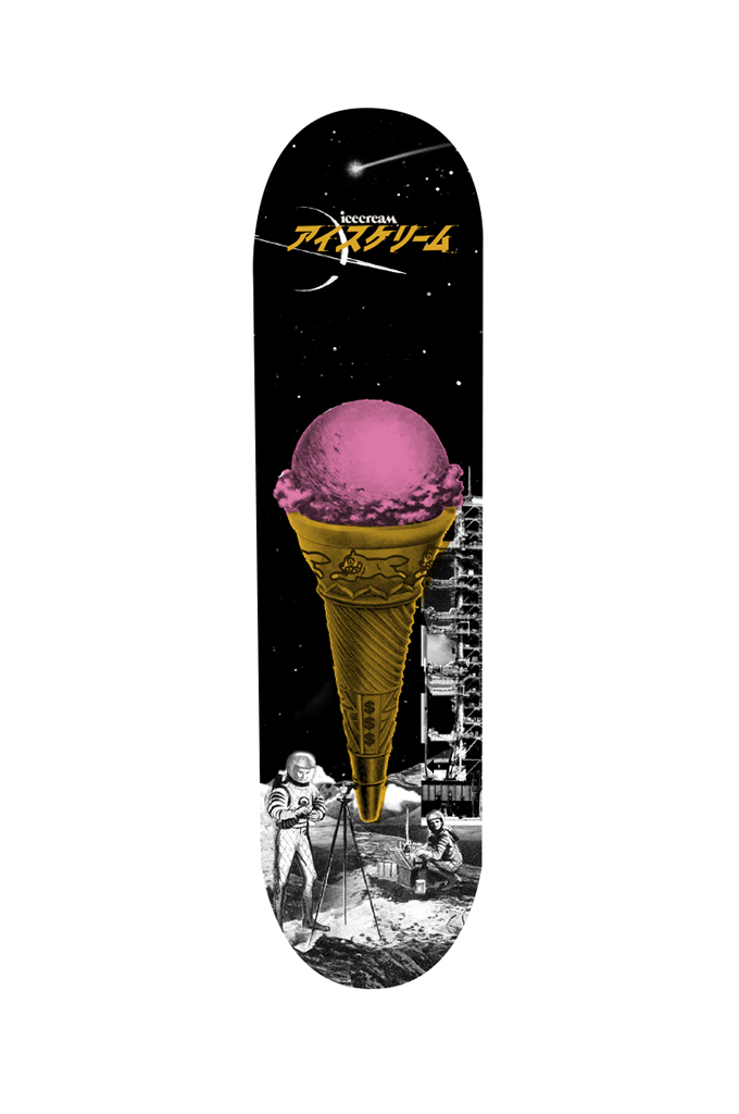 Icecream Lost Skateboard Deck 8.25"