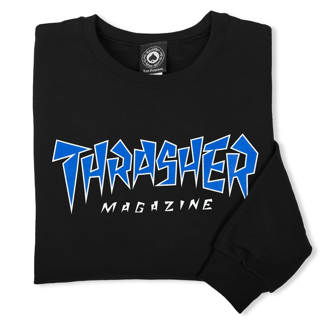 Thrasher sales crewneck black