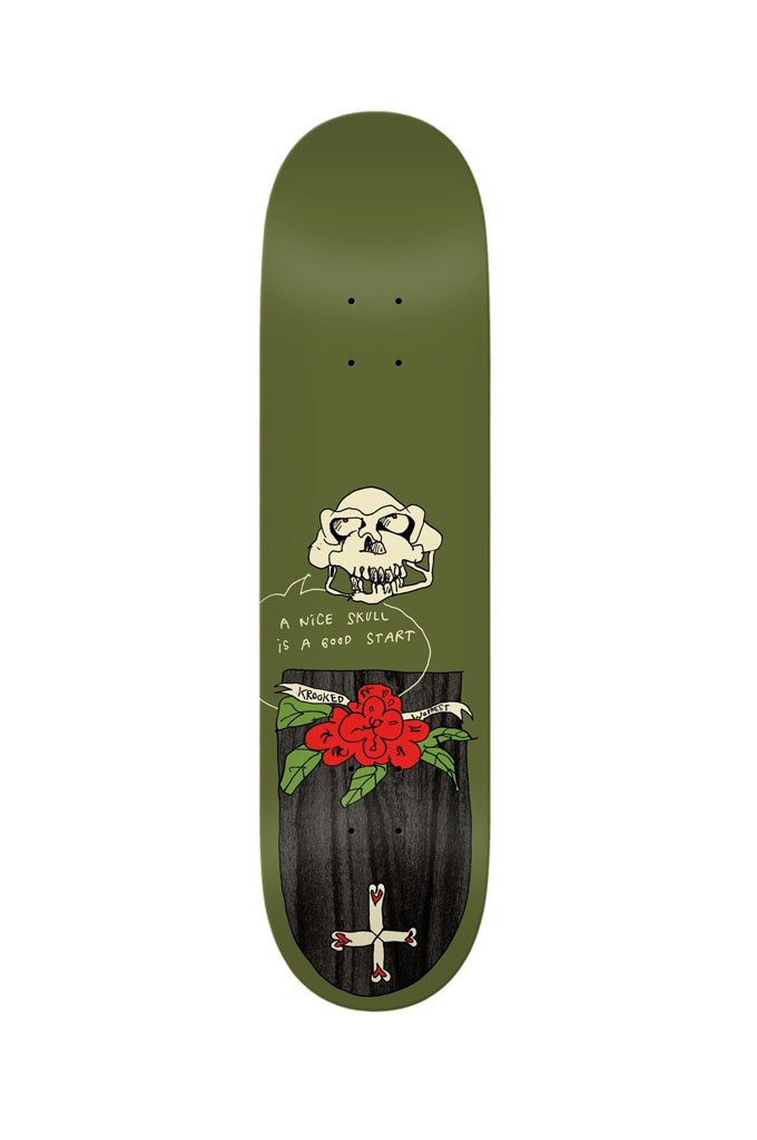 Krooked Worrest Good Start 8.5" Deck - Mainland Skate & Surf