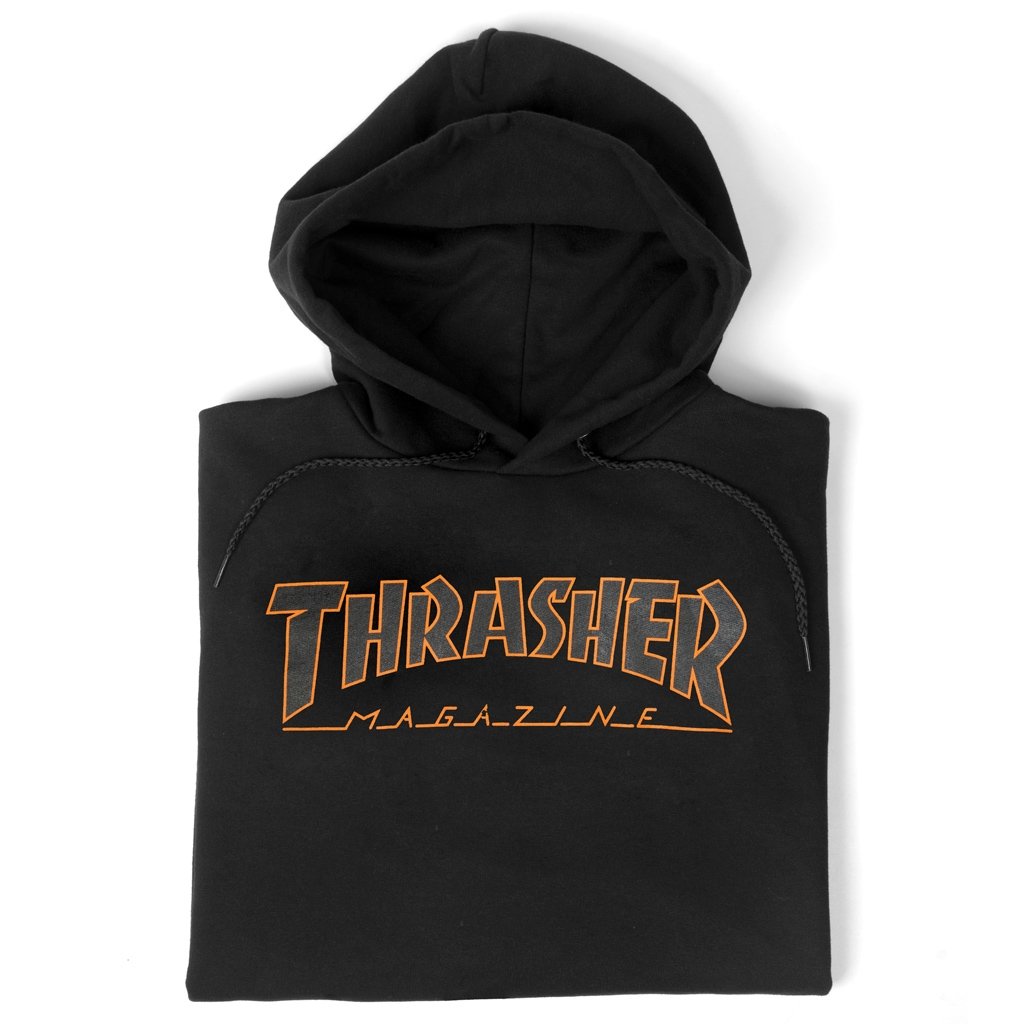 Thrasher hoodie orange on sale