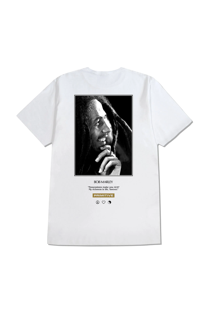 Bob Marley X Primitive Life Forever Tee