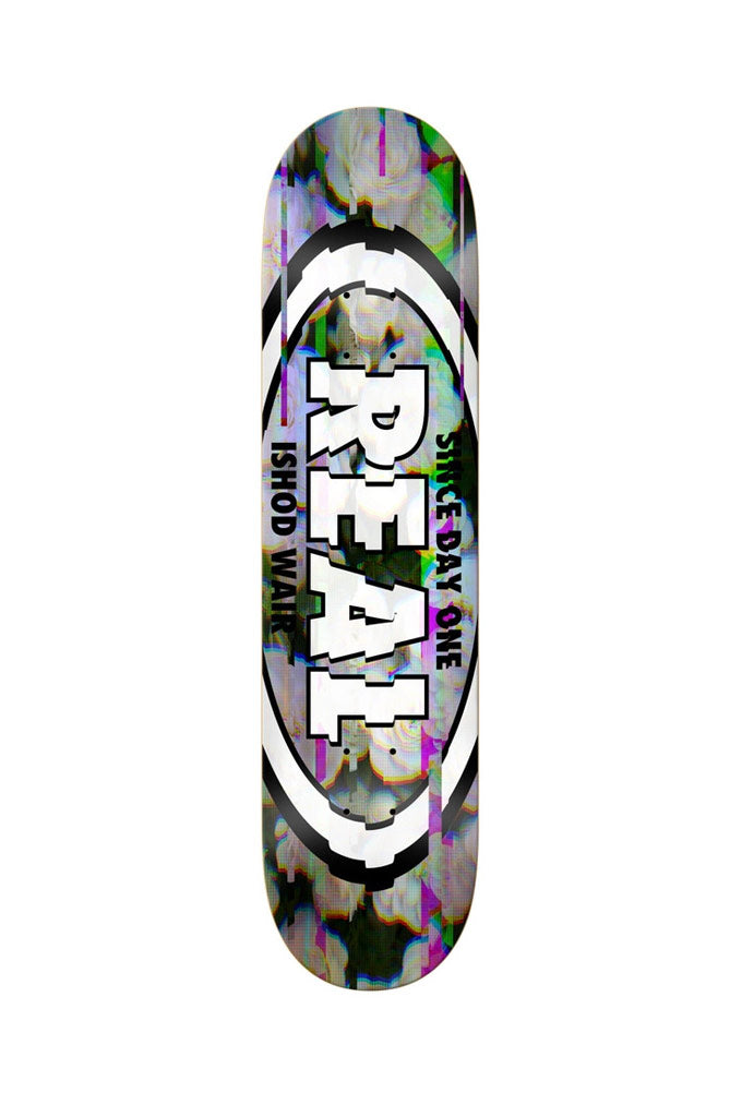 Real Skateboards Ishod Glitch Oval Deck 8.5"