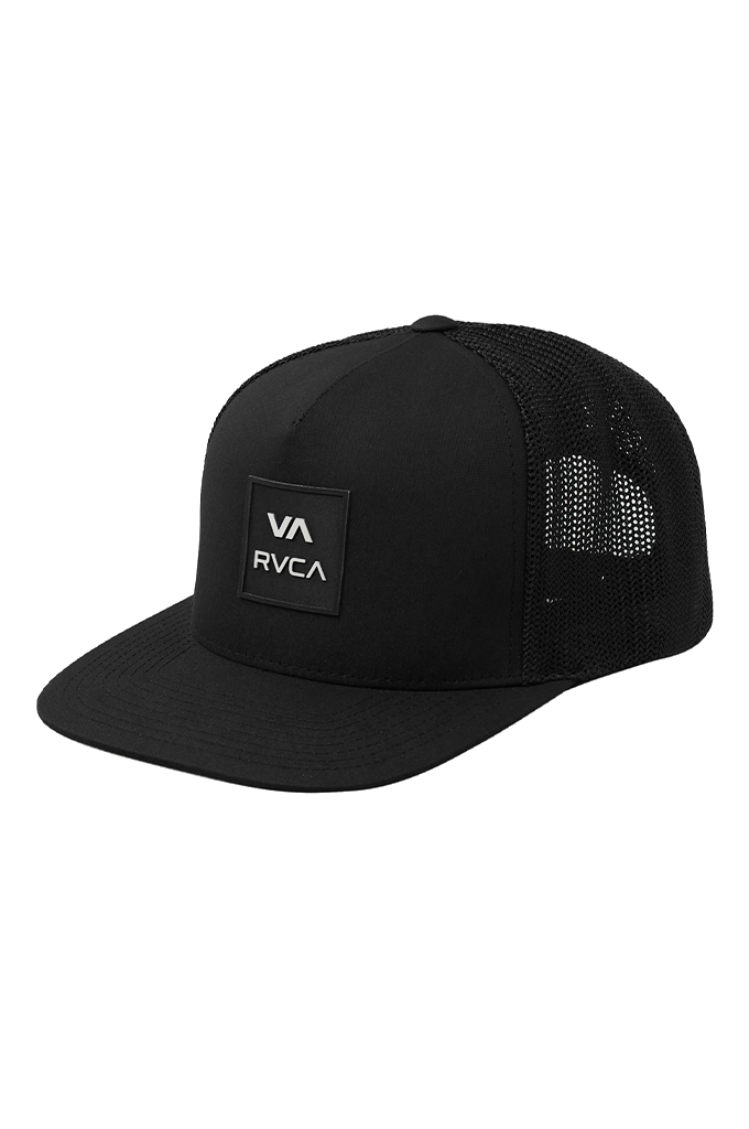 Black rvca deals hat