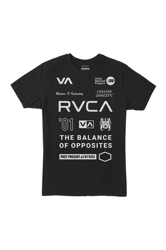 RVCA All Brand Workout Tee Black / M
