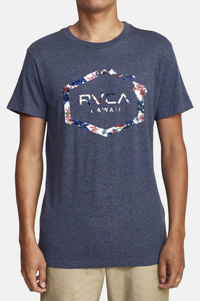 RVCA Island Hex Fill SS Tee - Mainland Skate & Surf