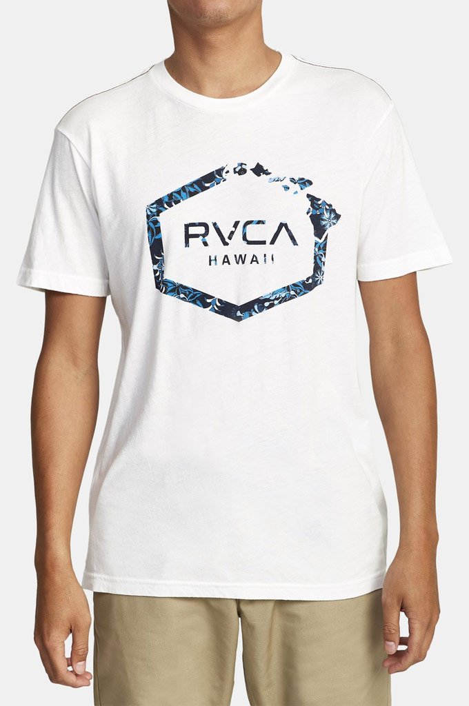 RVCA Island Hex Fill SS Tee - Mainland Skate & Surf