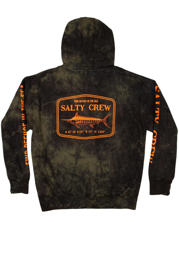 Salty Crew Stealth Tie Dye Fleece Hoodie