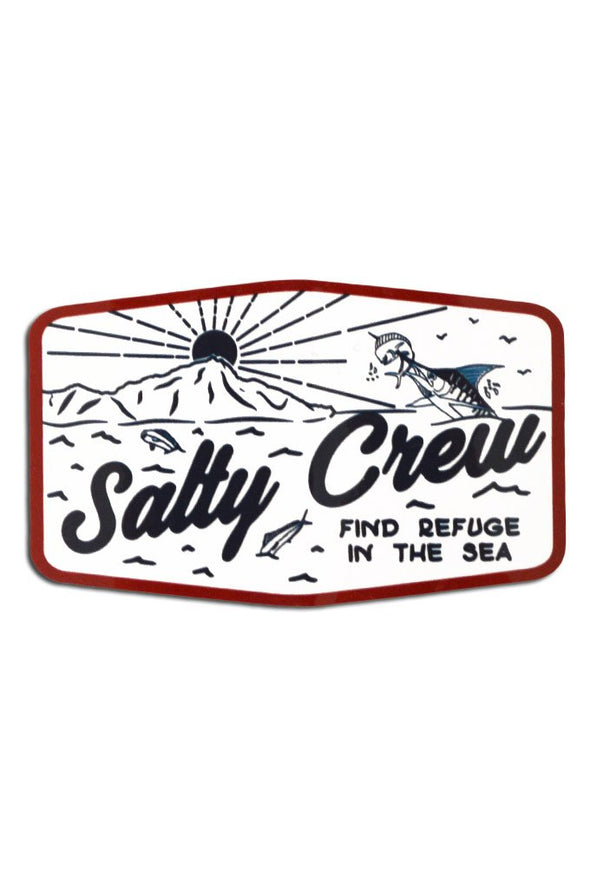 Salty Crew Frenzy 4" Sticker - Mainland Skate & Surf