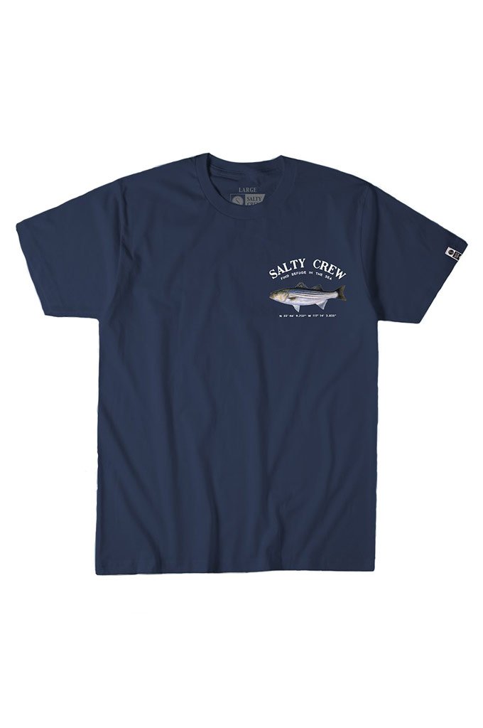 Salty Crew Striper Tee - Mainland Skate & Surf