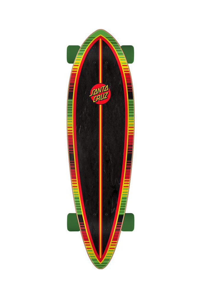 Santa Cruz Serape Dot Cruzer Pintail Complete Skateboard 9.2"