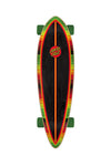Santa Cruz Serape Dot Cruzer Pintail Complete Skateboard 9.2"