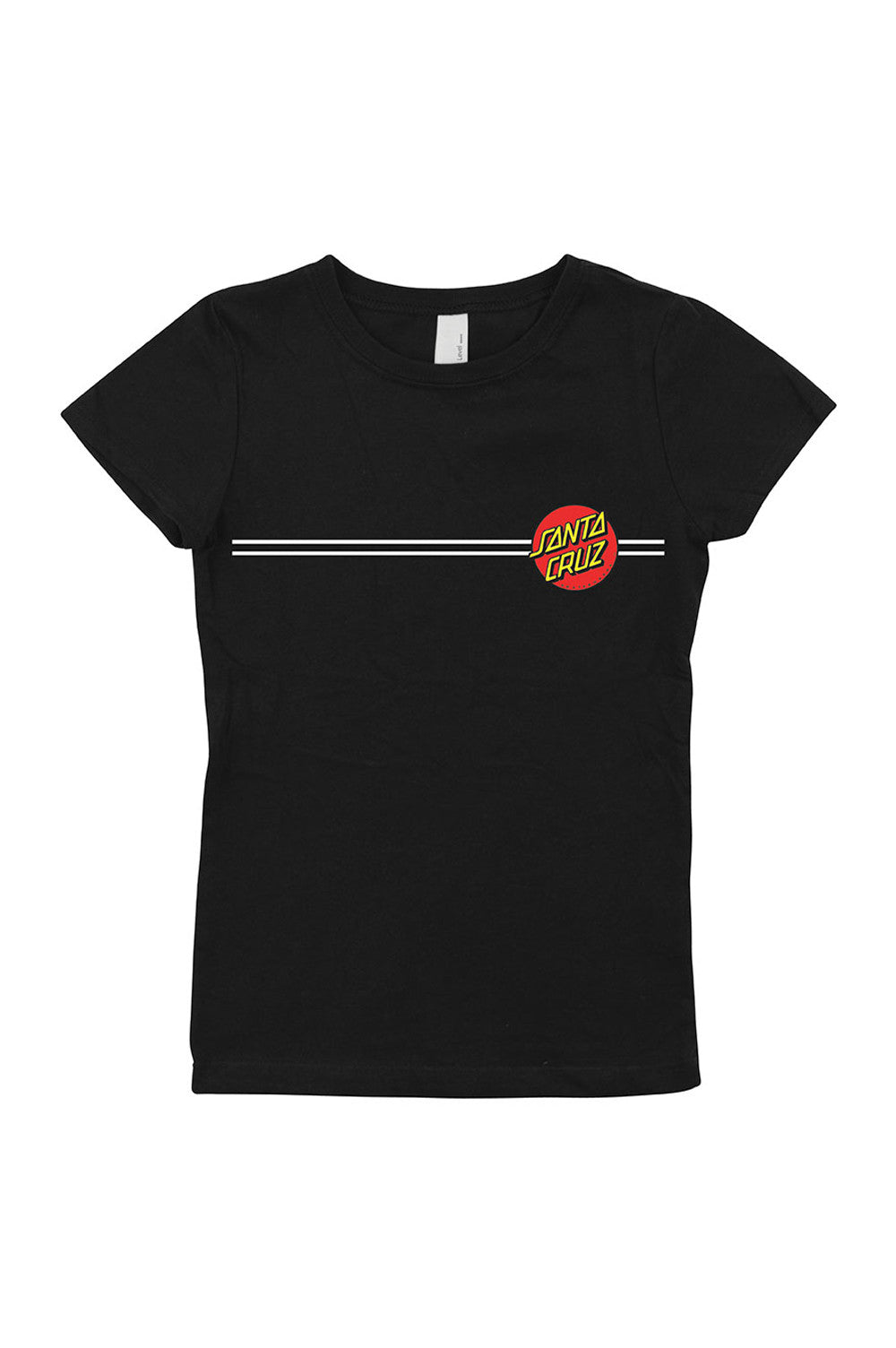 Santa Cruz Womens Classic Dot Fitted Tee - Mainland Skate & Surf