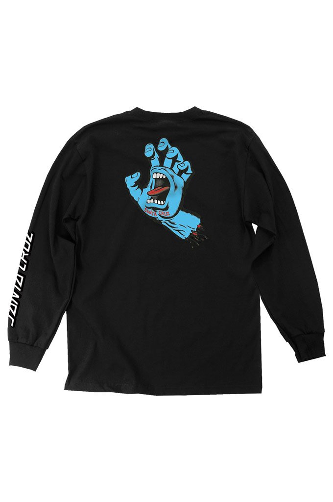 Santa Cruz Screaming Hand Long Sleeve Tee – Mainland Skate & Surf