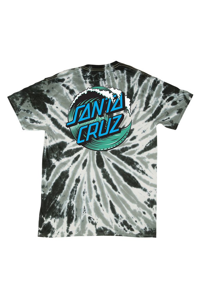 Santa Cruz Wave Dot Regular Youth Tee - Mainland Skate & Surf