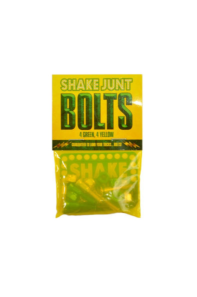 Shake Junt SJ All Green/Yellow 1" Allen Hardware - Mainland Skate & Surf
