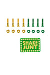Shake Junt SJ All Green/Yellow 1" Phillips Hardware - Mainland Skate & Surf