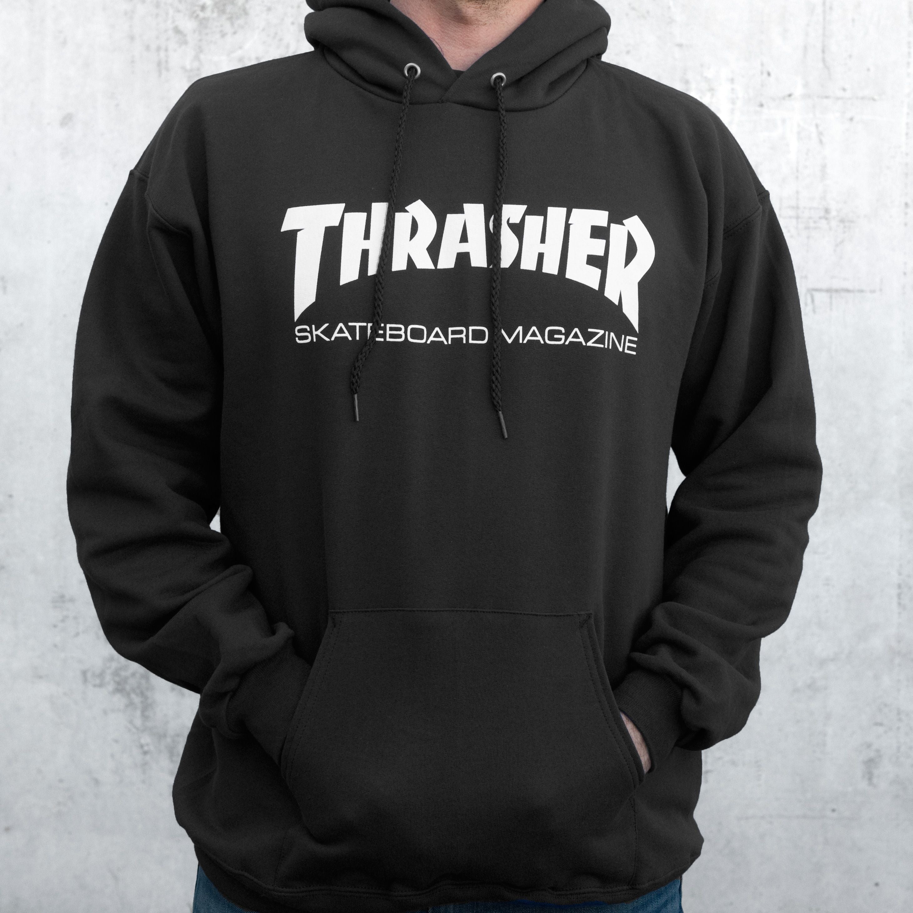 Thrasher skate mag hoodie grey discount