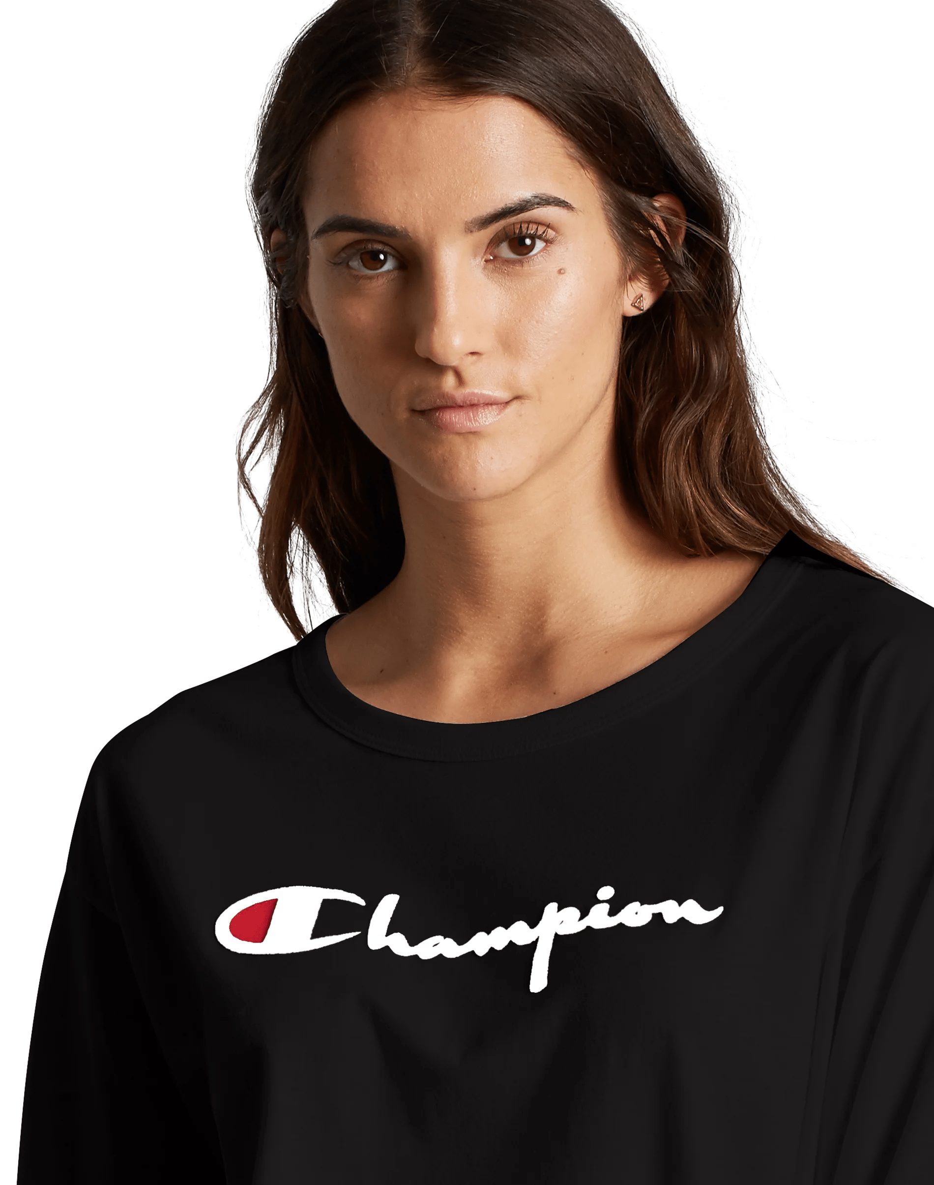 Champion Original Long-Sleeve Women's Tee, Flocked Logo– Mainland Skate ...