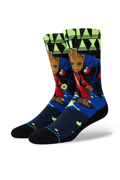 Stance X Guardians Of The Galaxy Groot Jams Socks