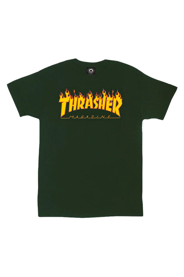 Thrasher Flame Tee - Mainland Skate & Surf