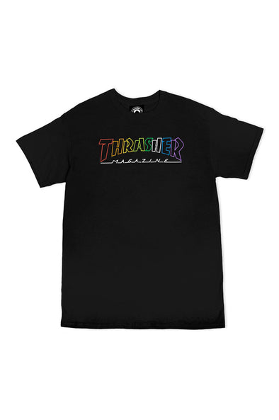 Thrasher Outlined Rainbow Mag Tee